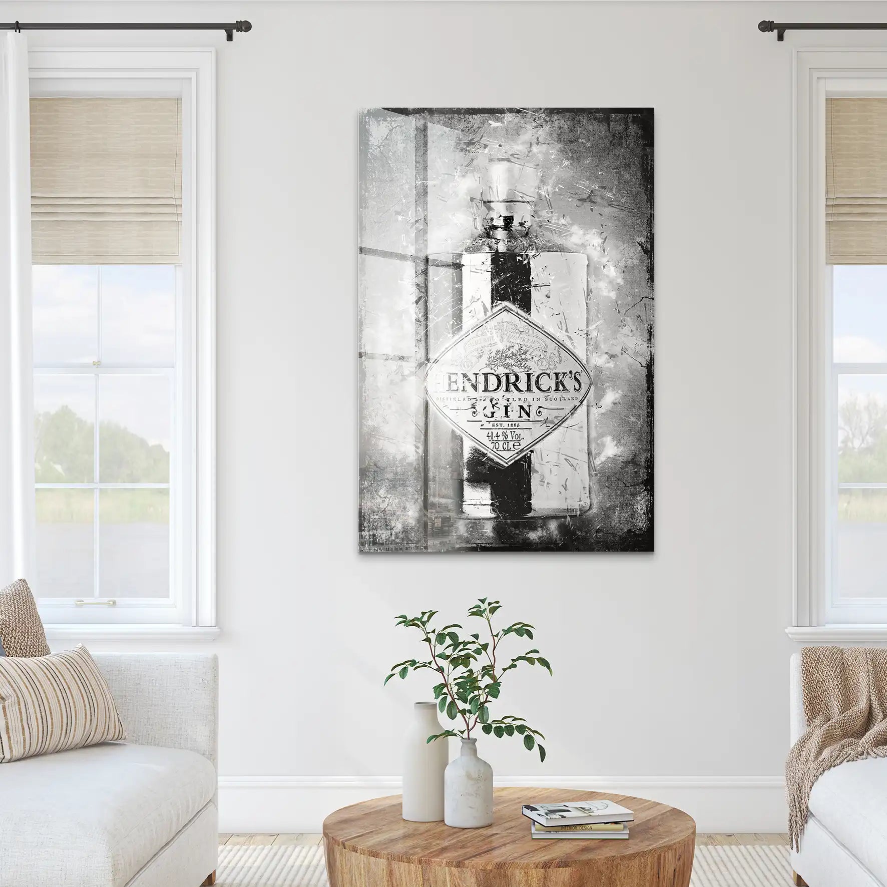Gin Abstrakt Acrylglas Bild INGALERIE