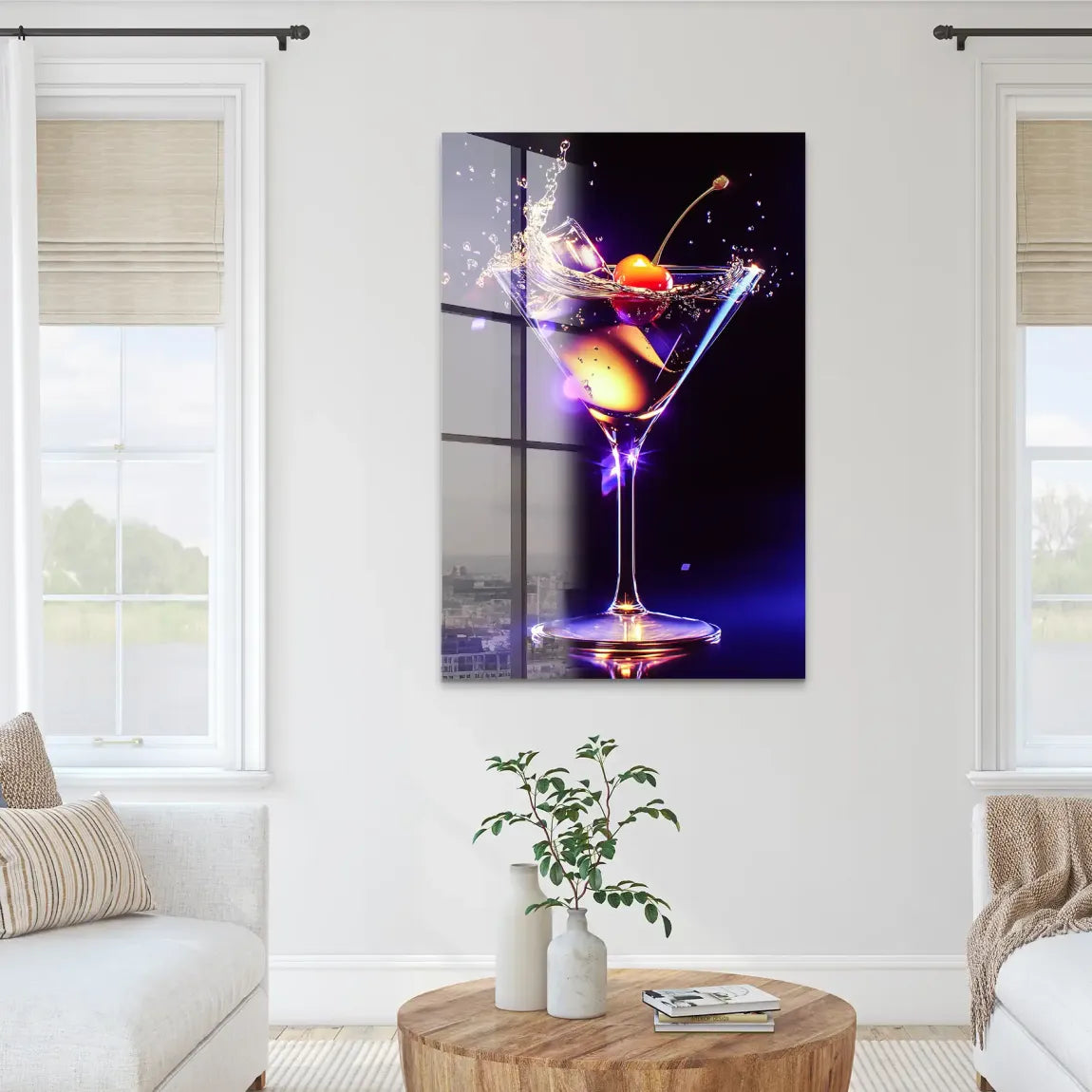 Kirschentanz im Cocktailschimmer Acrylglas Bild INGALERIE