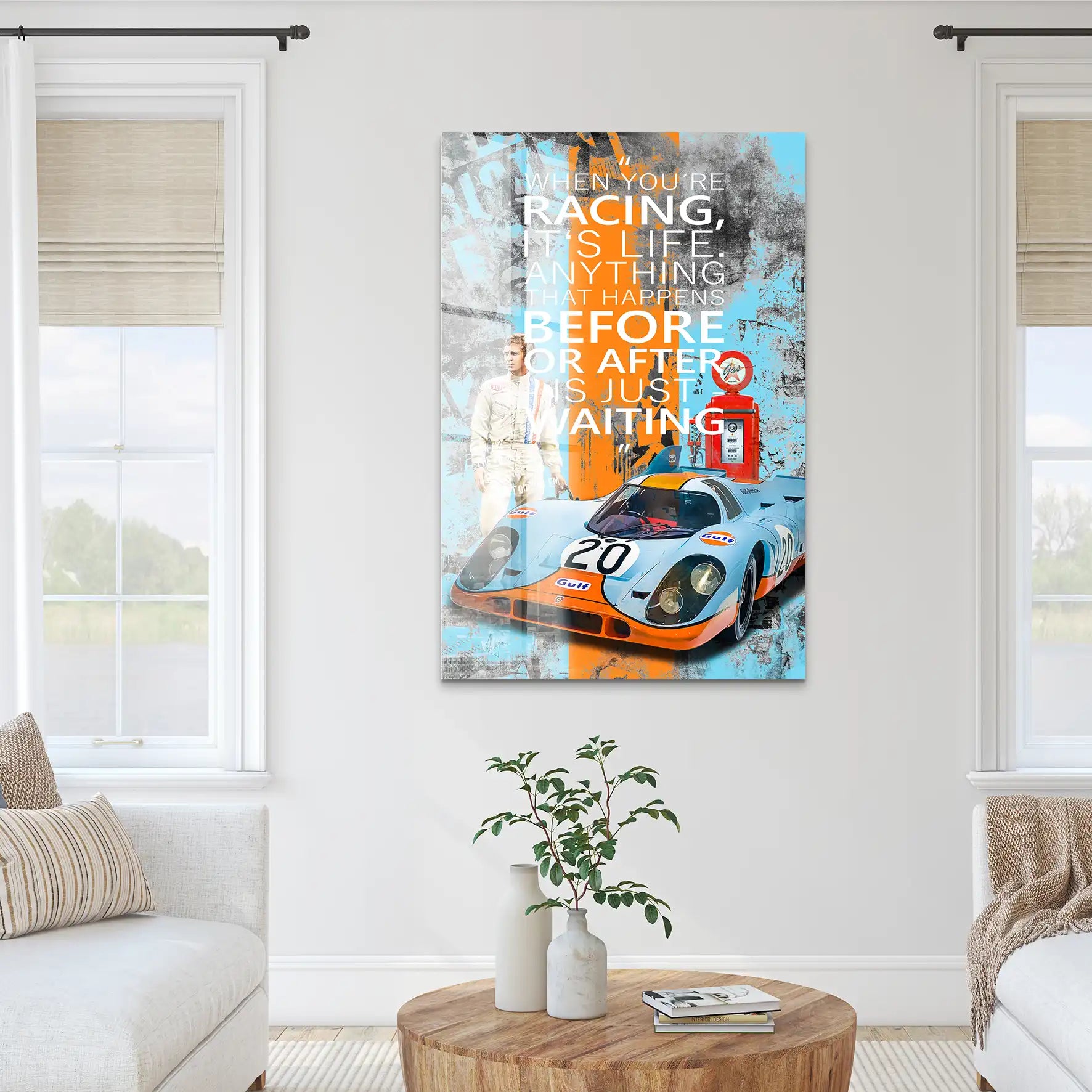 Steve Racing Is Life Acrylglas Bild INGALERIE