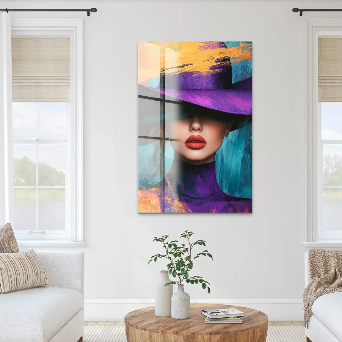 Queen of Color Acrylglas Bild INGALERIE