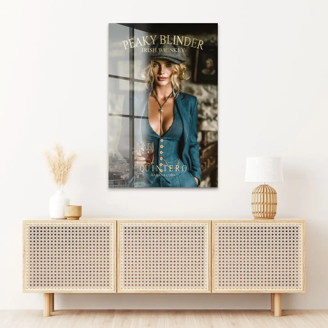 Peaky Blinder Glam Acrylglas Bild