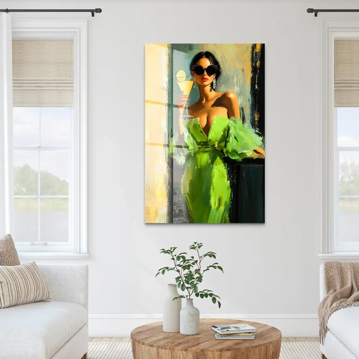 Sonnenkuss und Zitrone Acrylglas Bild INGALERIE