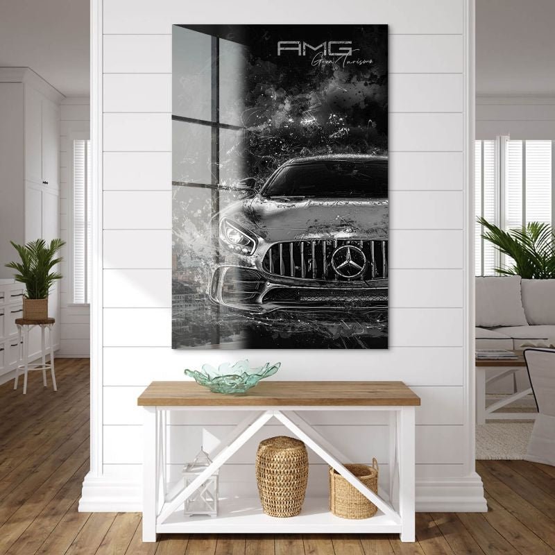 Mercedes AMG GT Black Style Acrylglas Bild INGALERIE