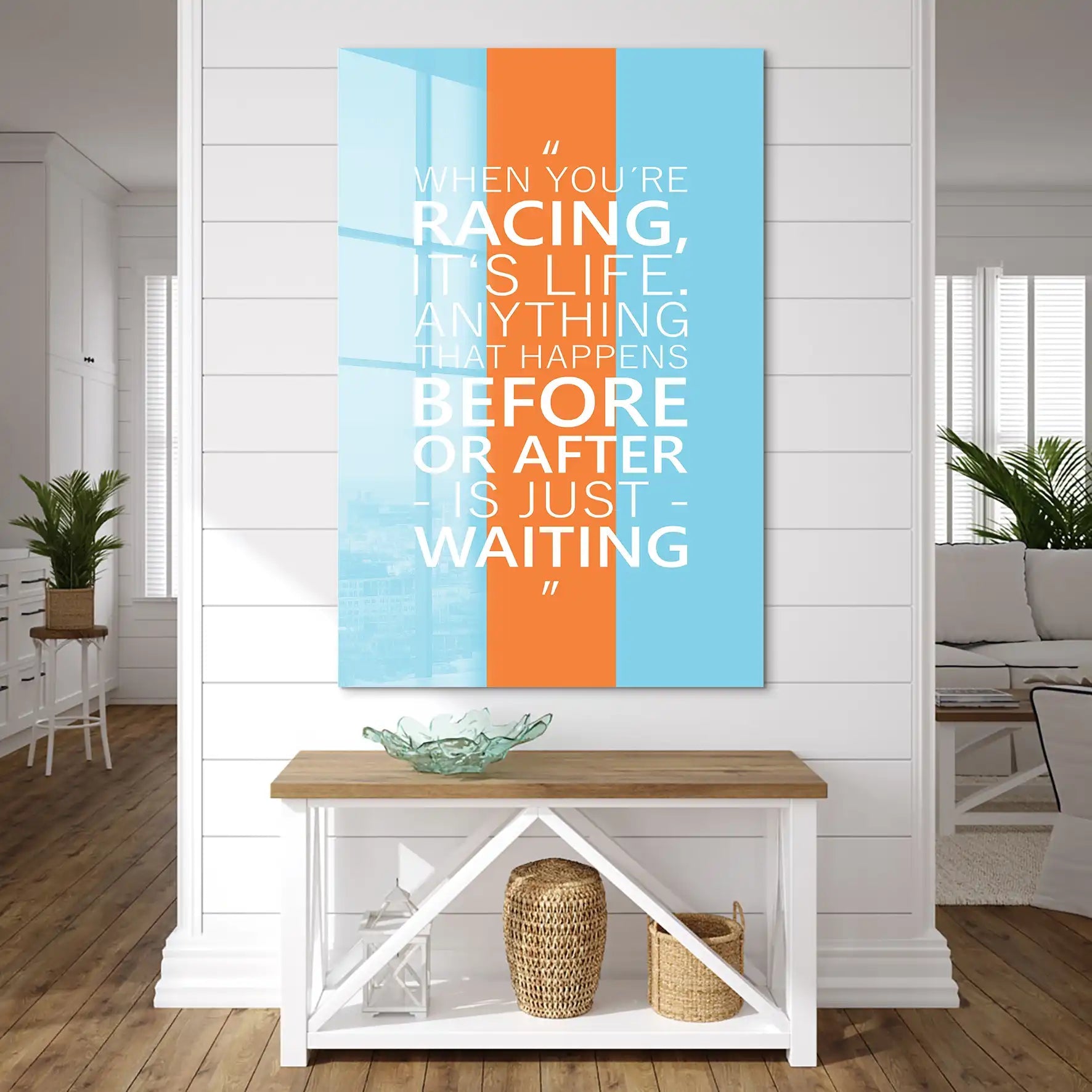 Racing Is Life Acrylglas Bild INGALERIE