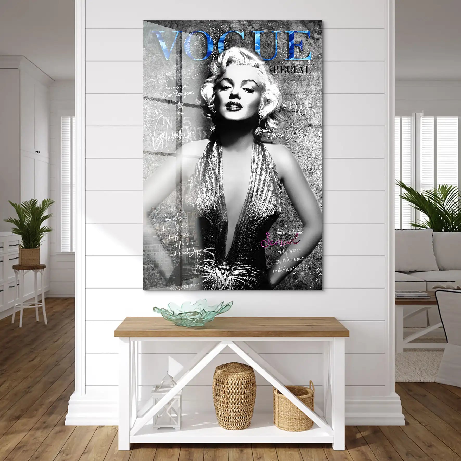 Marilyn Vogue Acrylglas Bild INGALERIE