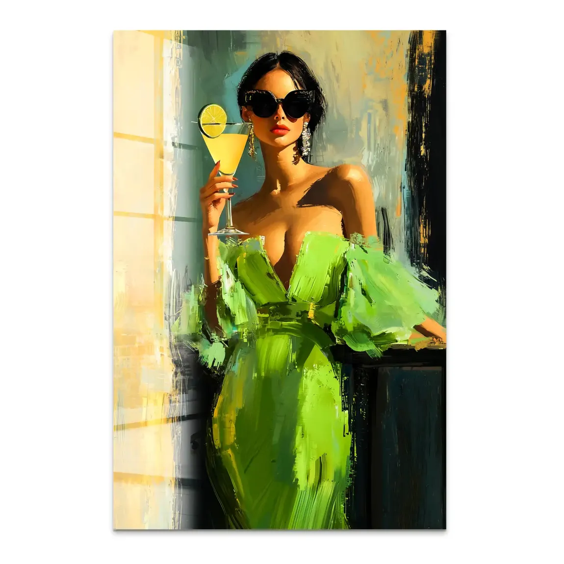 Sonnenkuss und Zitrone Acrylglas Bild INGALERIE