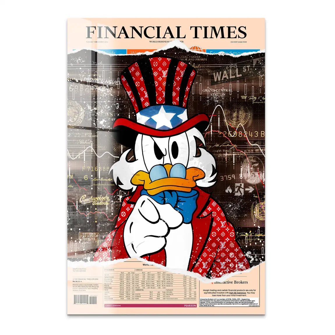 Dagobert Financial Times Acrylglas Bild