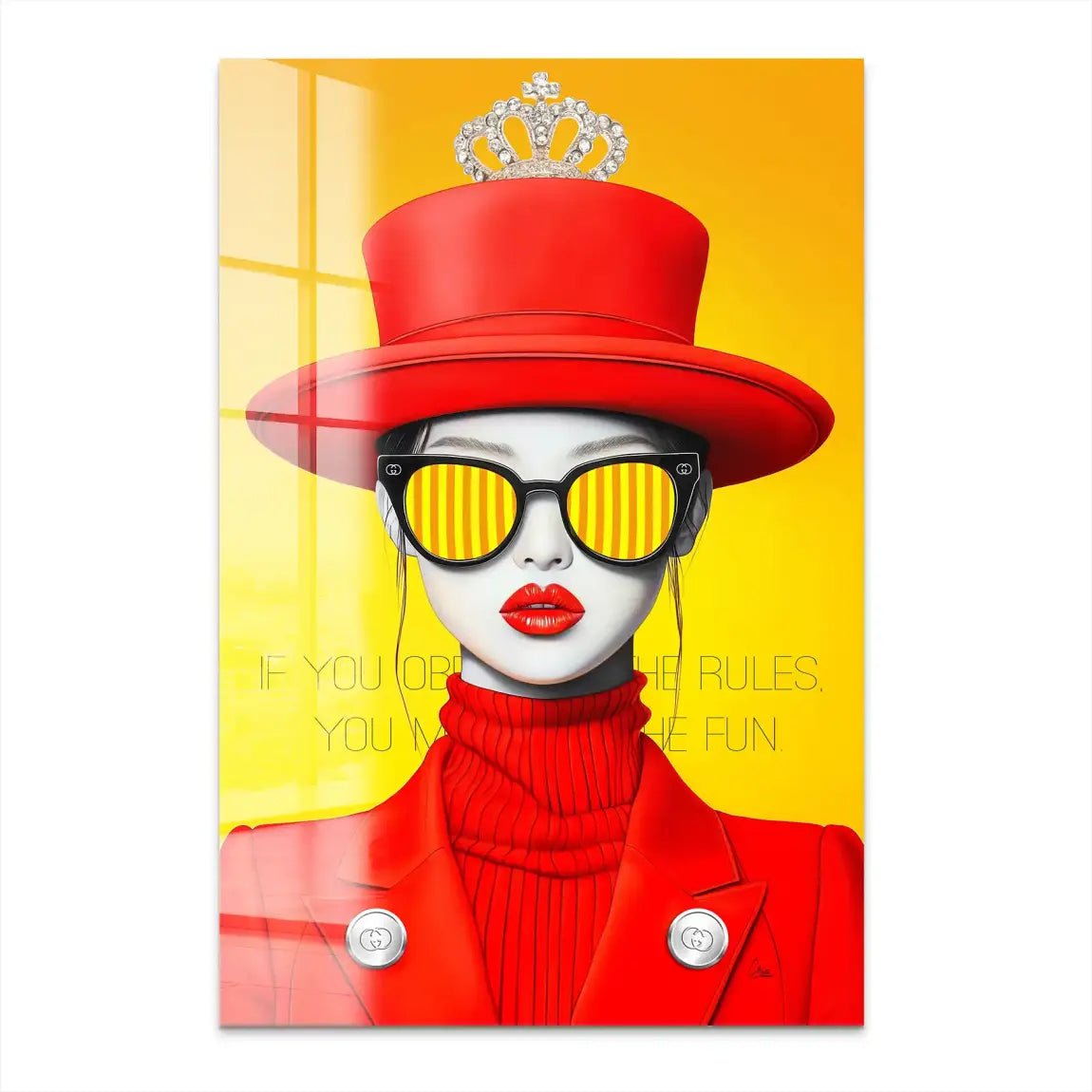 Princess No Rules Acrylglas Bild INGALERIE
