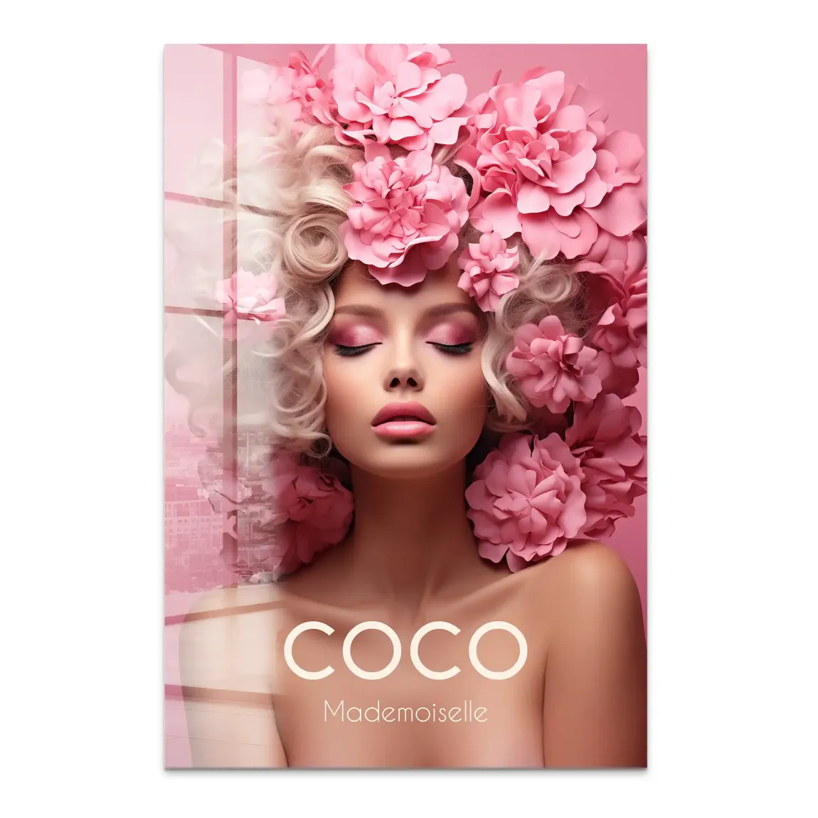 Coco Pink Elegance Acrylglas Bild