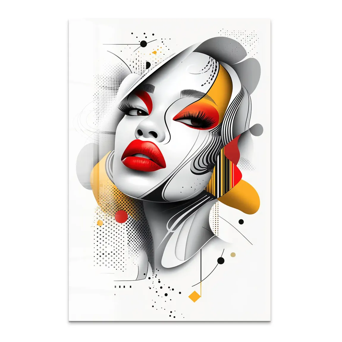Femme Fatale Modern Art Acrylglas Bild INGALERIE