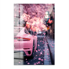 Porsche 911 Blüten Acrylglas Bild