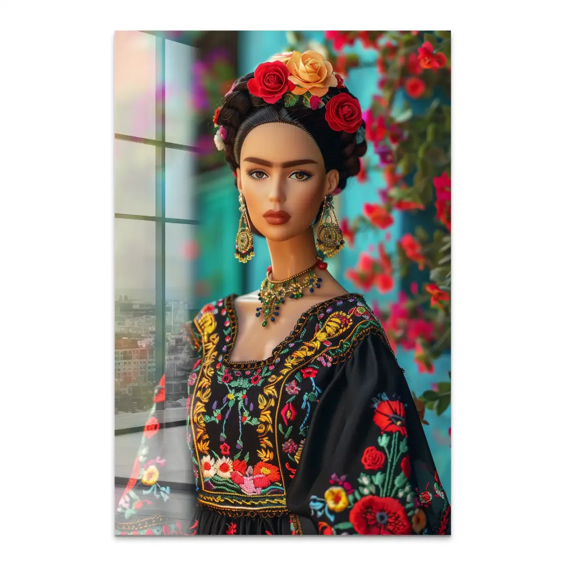 Frida Barbie Acrylglas Bild