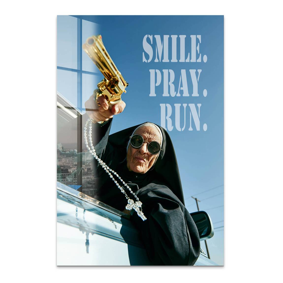 Rebel Nun Acrylglasbild