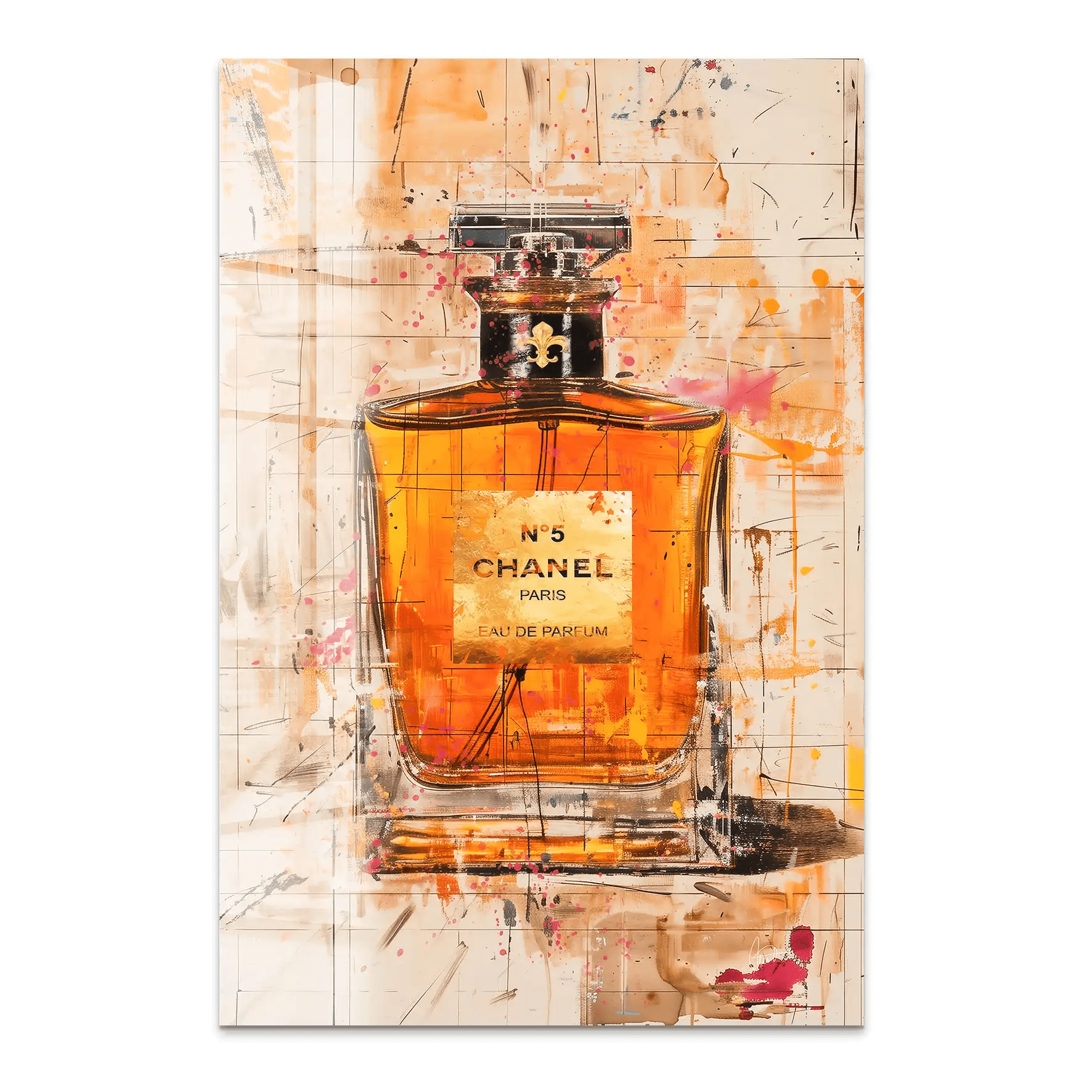 Chanel Abstrakt Acrylglas Bild INGALERIE