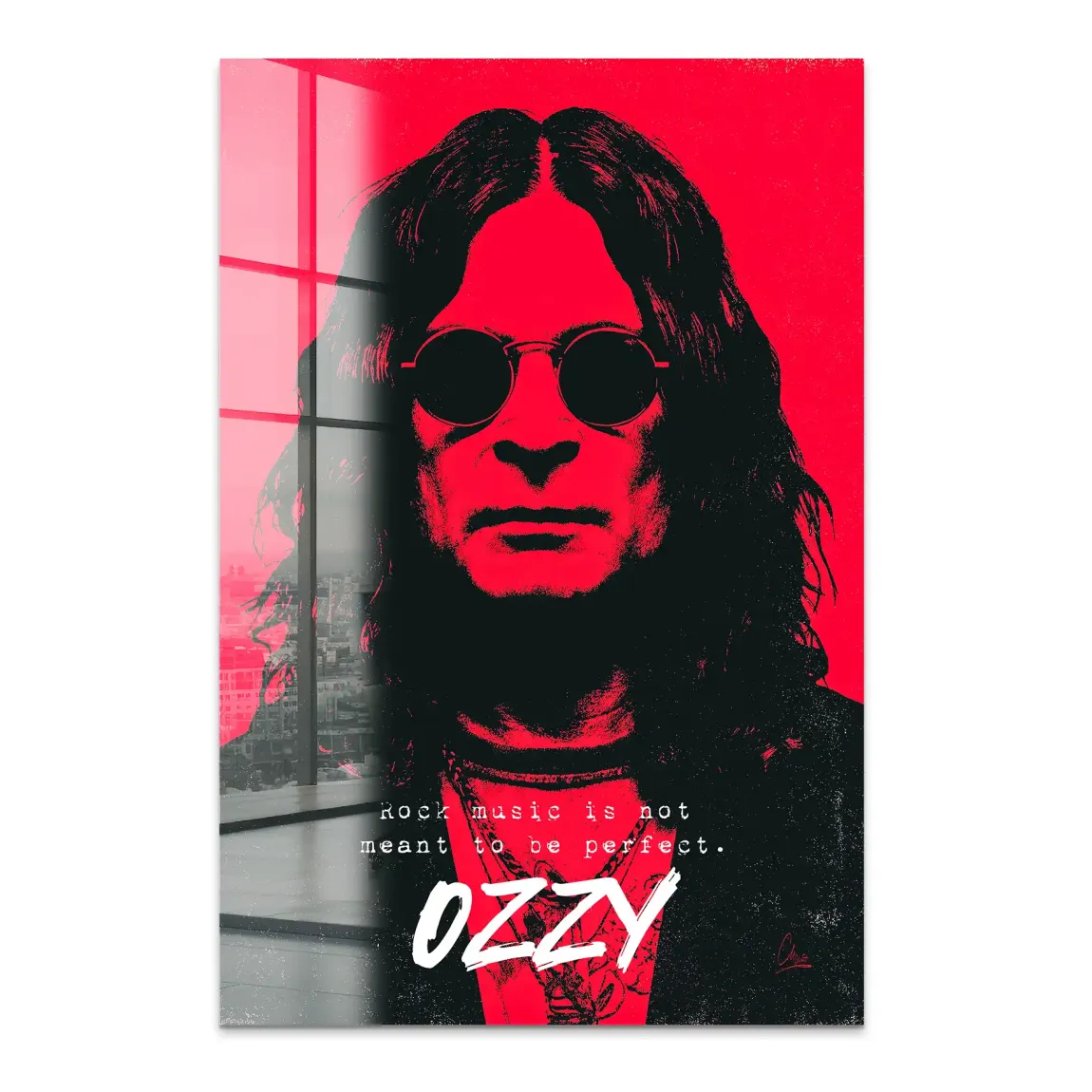 Ozzy Rock Spirit Acrylglas Bild