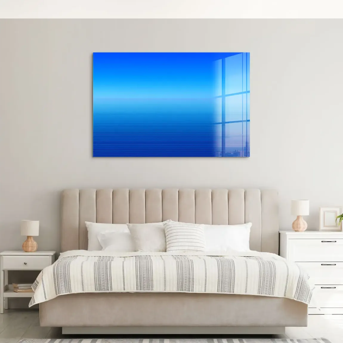 Blauer Horizont Acrylglasbild