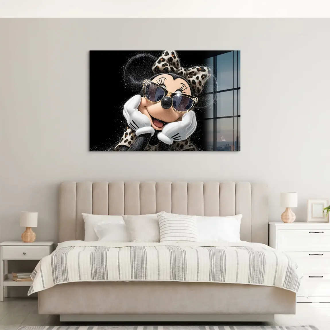 Minnie Maus Chic Spark Acrylglas Bild