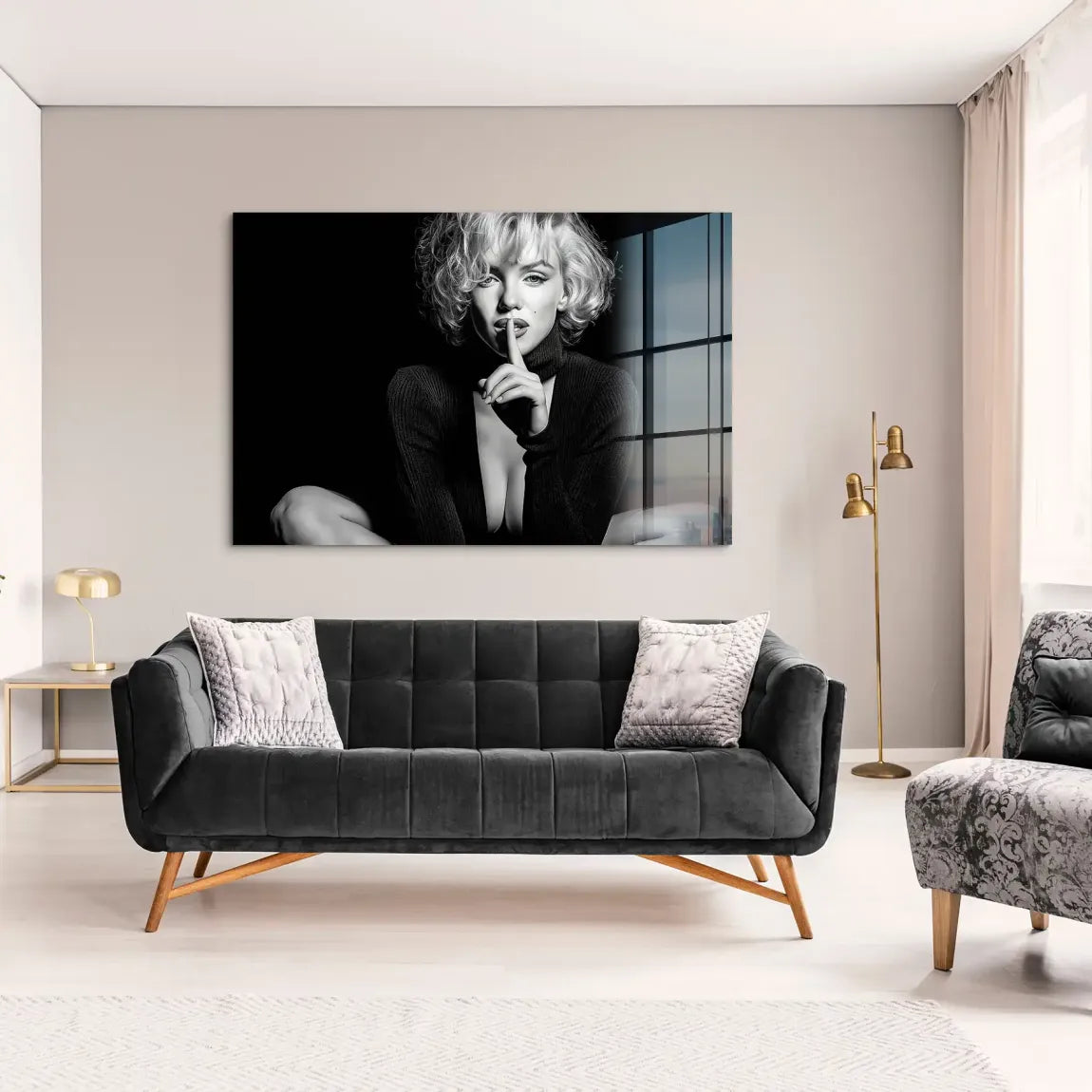Marilyn Monroe Silent Acrylglas Bild INGALERIE