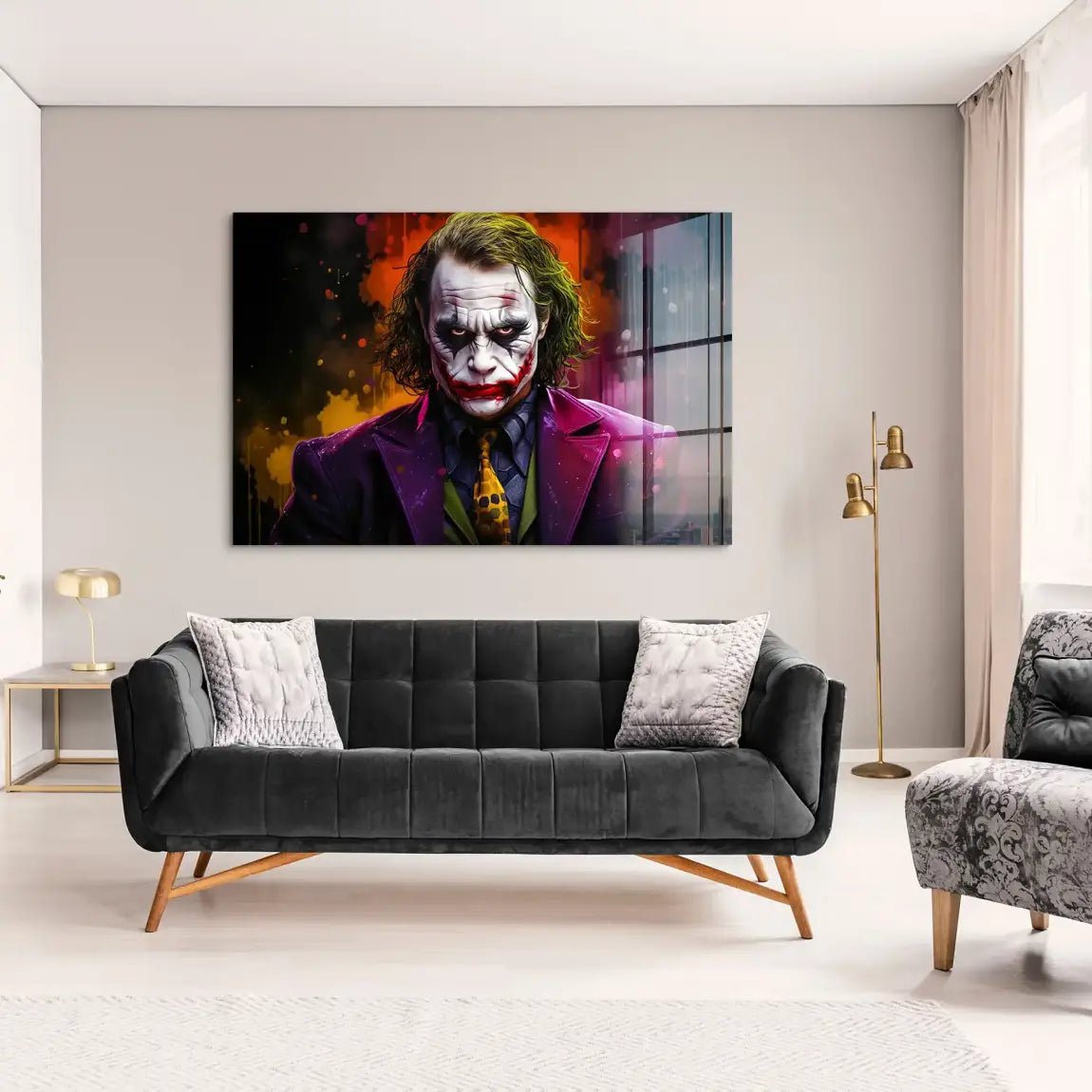 Joker Abrakt Acrylglas Bild INGALERIE