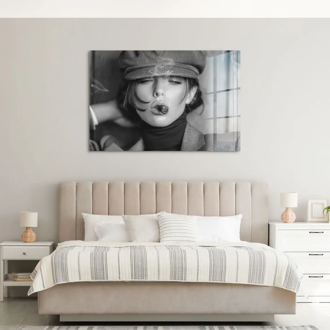 Smoke Elegance Acrylglas Bild