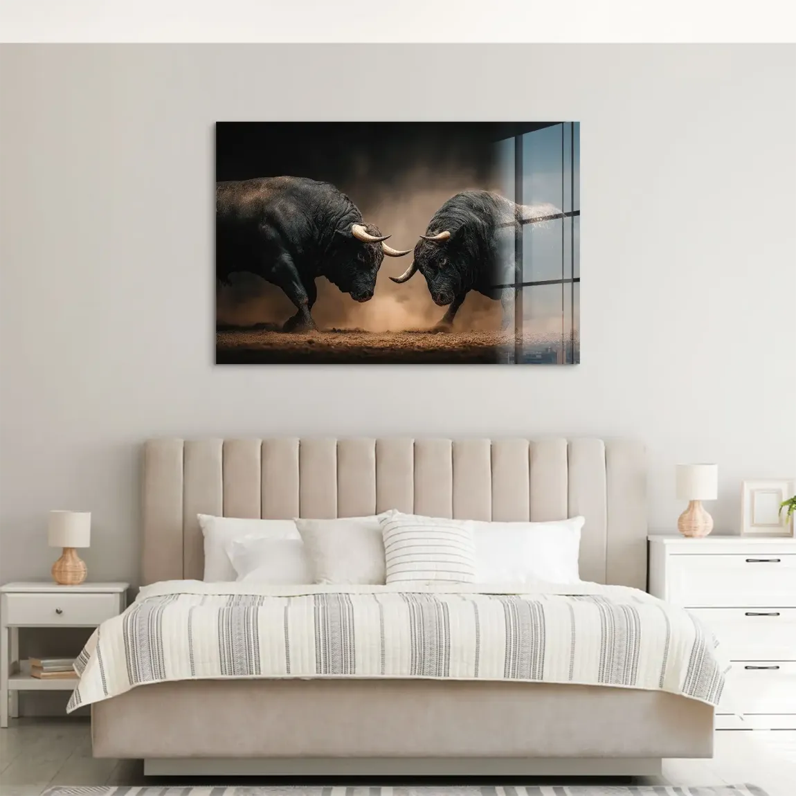 Bulls of Valor Acrylglas Bild