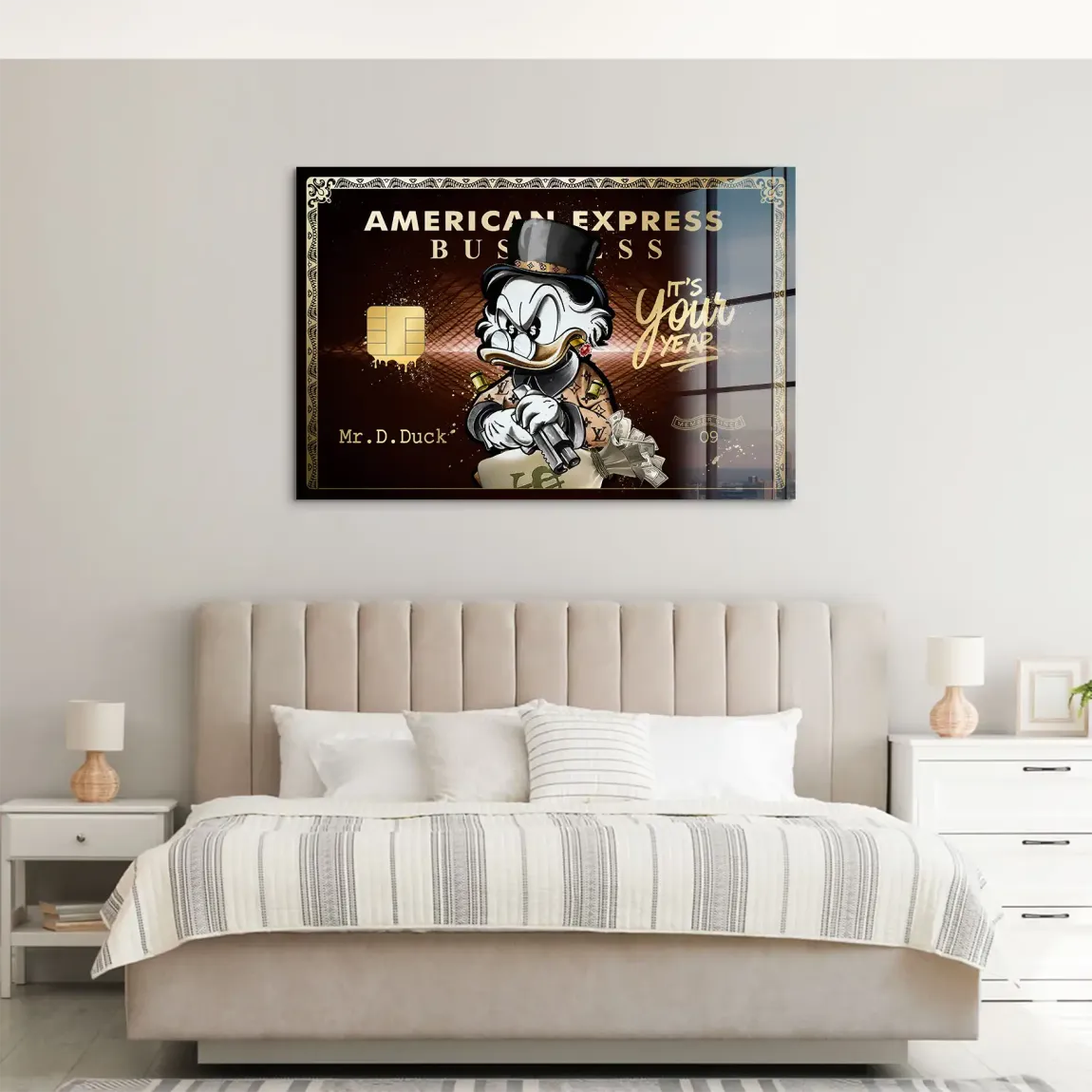 Dagobert Gold Business Acrylglas Bild