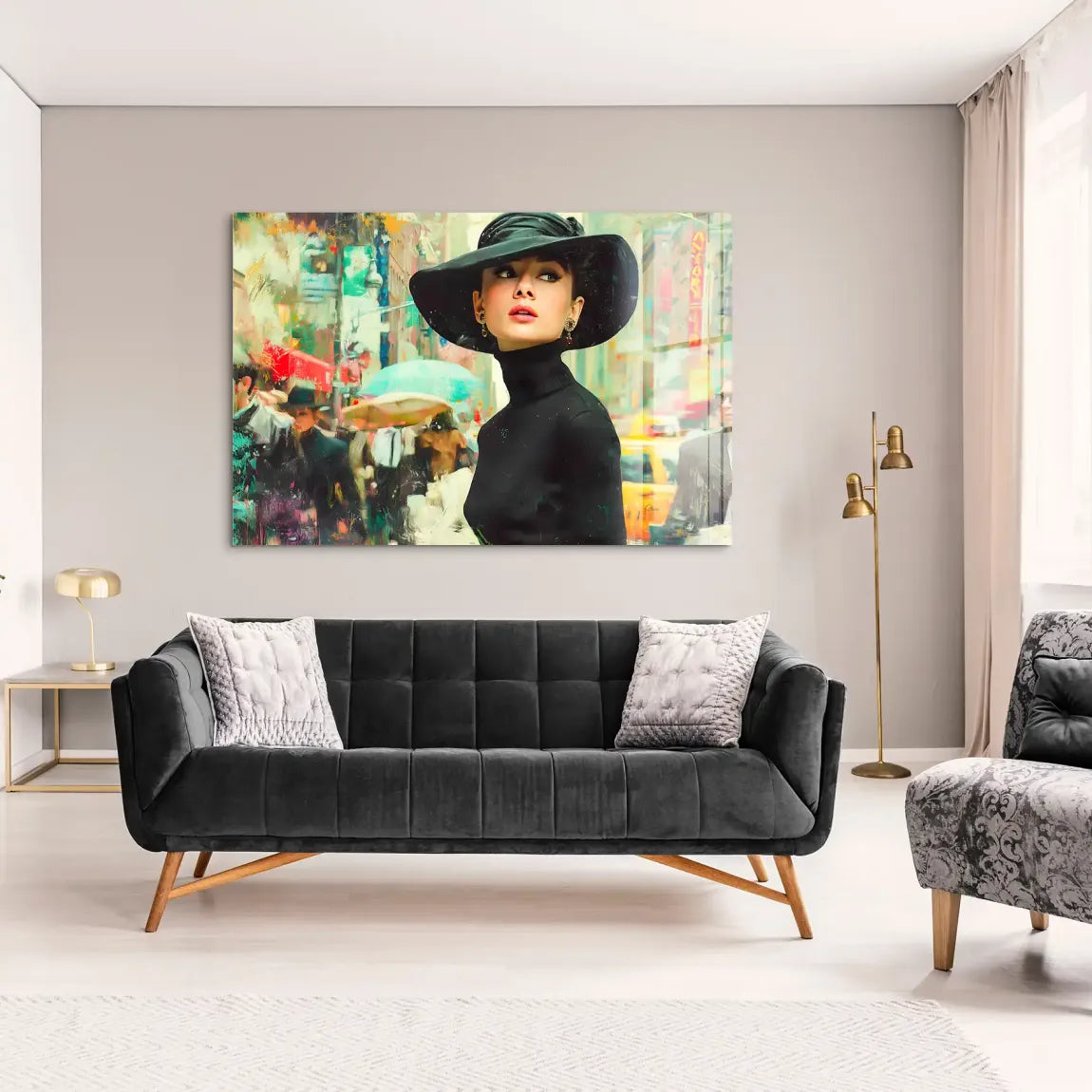 Audrey in New York Acrylglas Bild INGALERIE