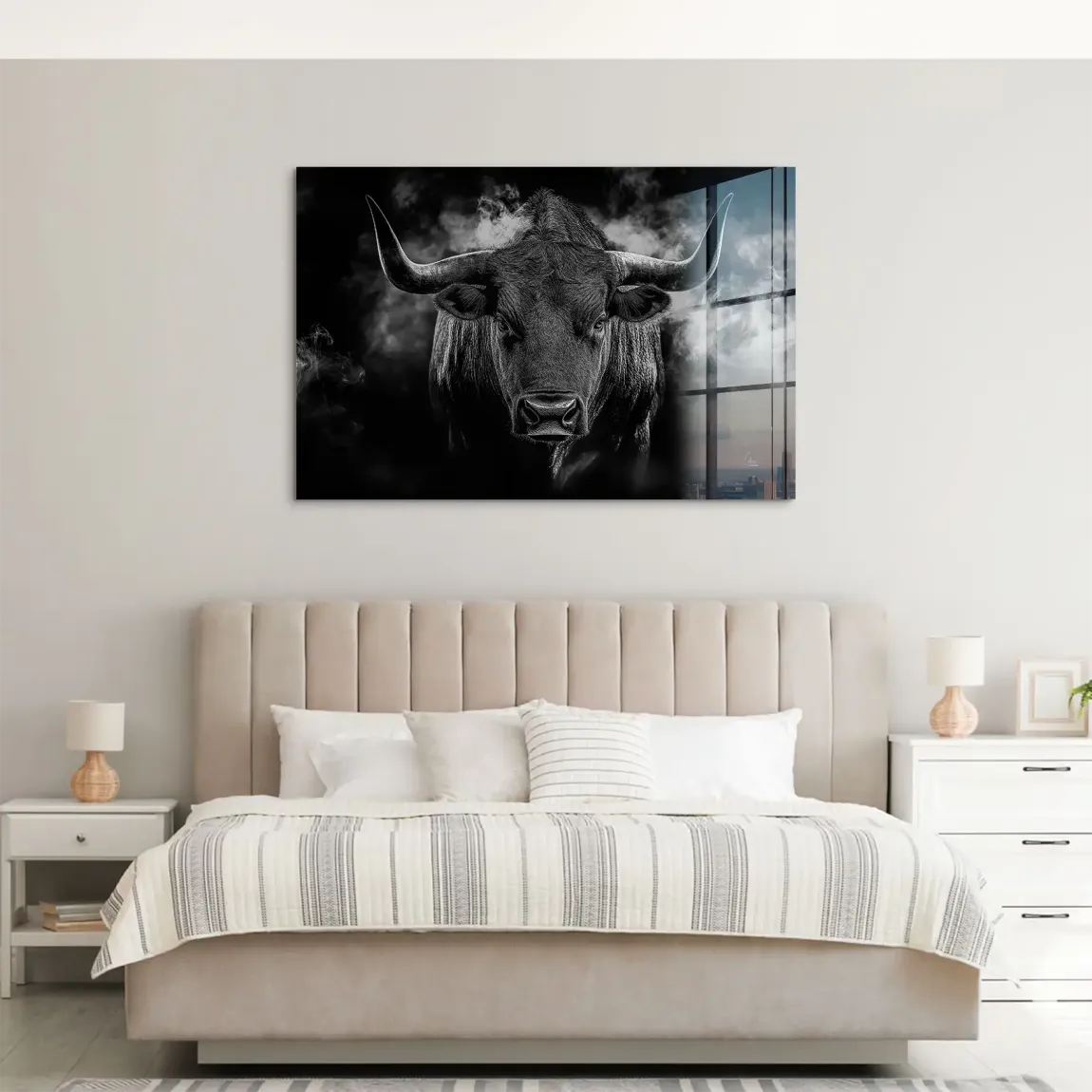 Black Bull Vision Acrylglas Bild