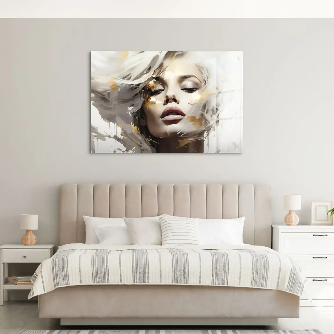 Golden Dreams Acrylglas Bild