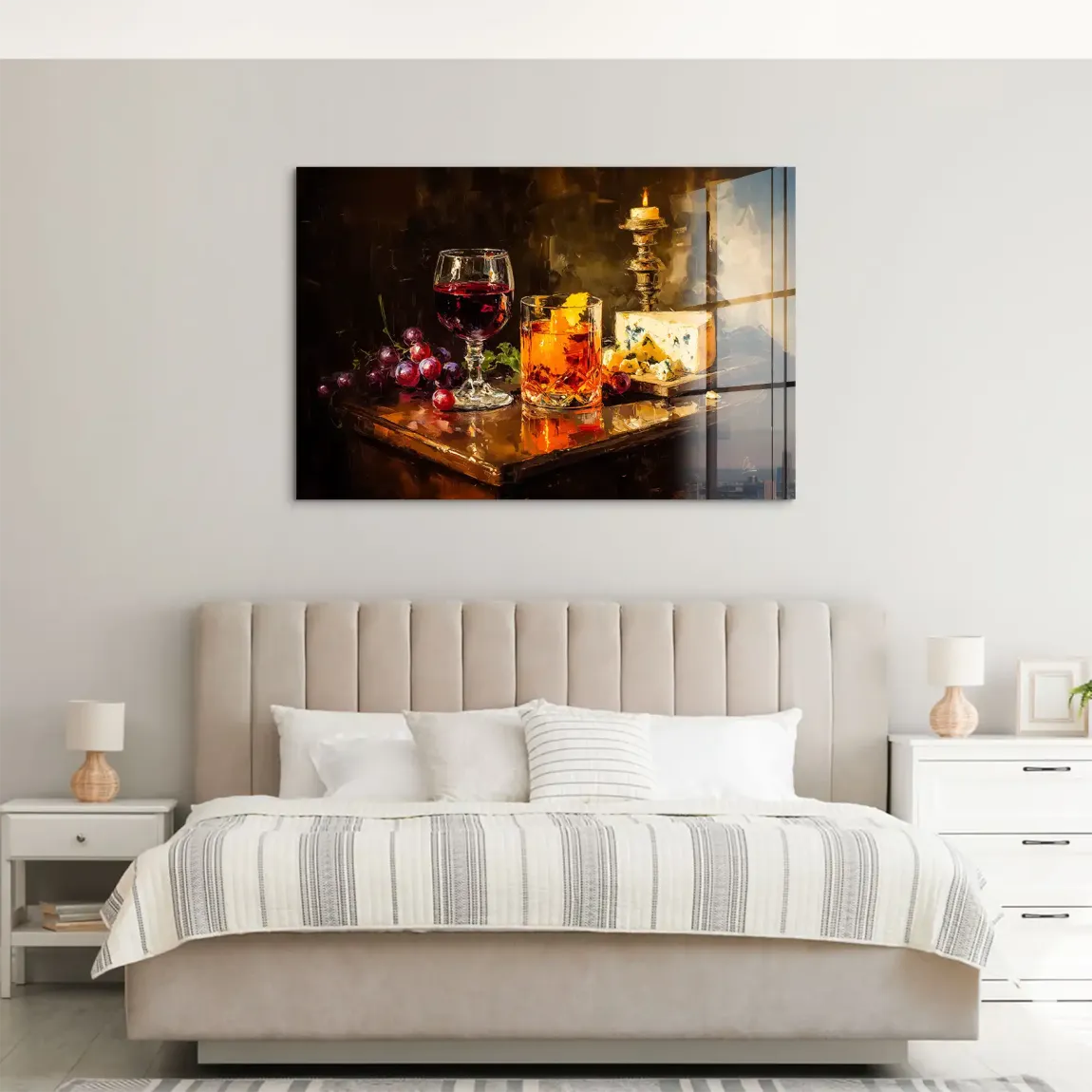 Wein & Genuss Acrylglas Bild