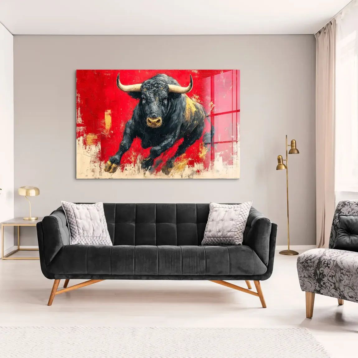 Stier Noble Essence Acrylglas Bild
