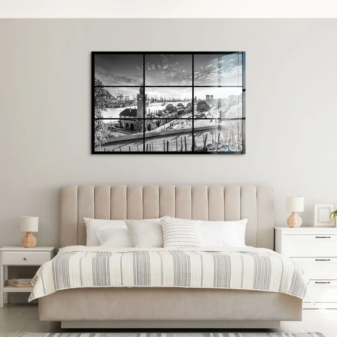Hamburg Skyline Classic Acrylglas Bild