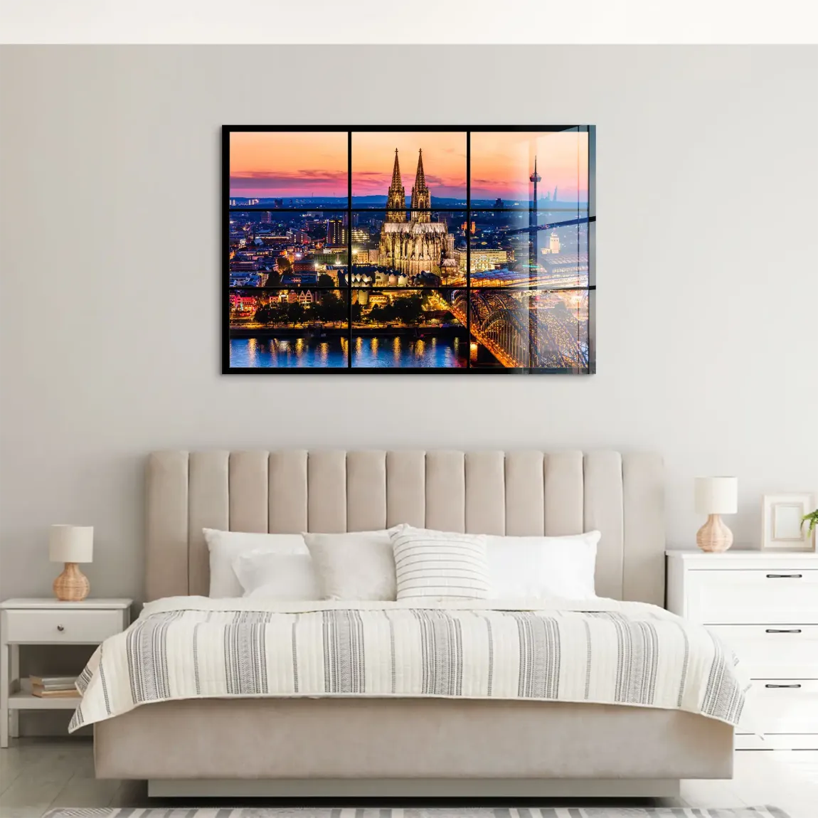 Köln Skyline View Acrylglas Bild