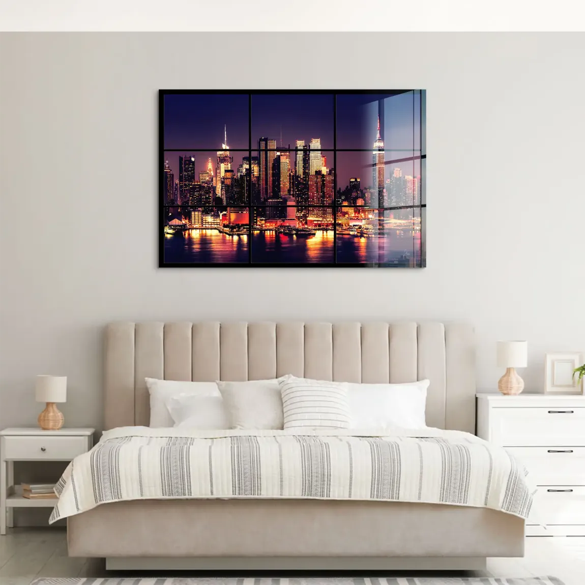 New York Skyline View Acrylglas Bild