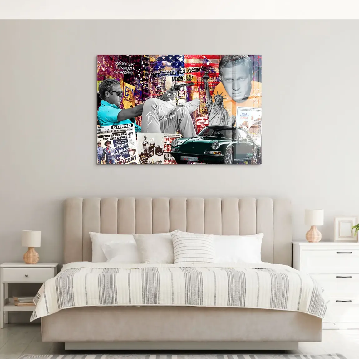 American Legend Steve McQueen Acrylglas Bild