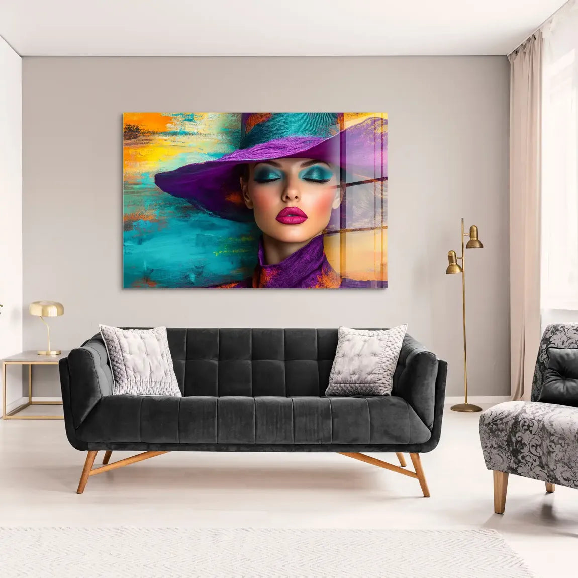 Femme Elegance Acrylglas Bild INGALERIE