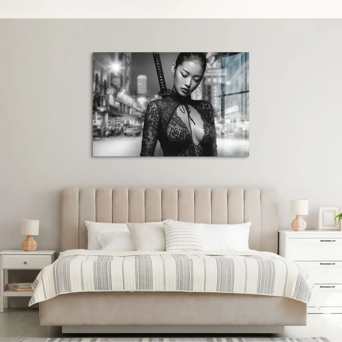 Silent Katana City Acrylglas Bild