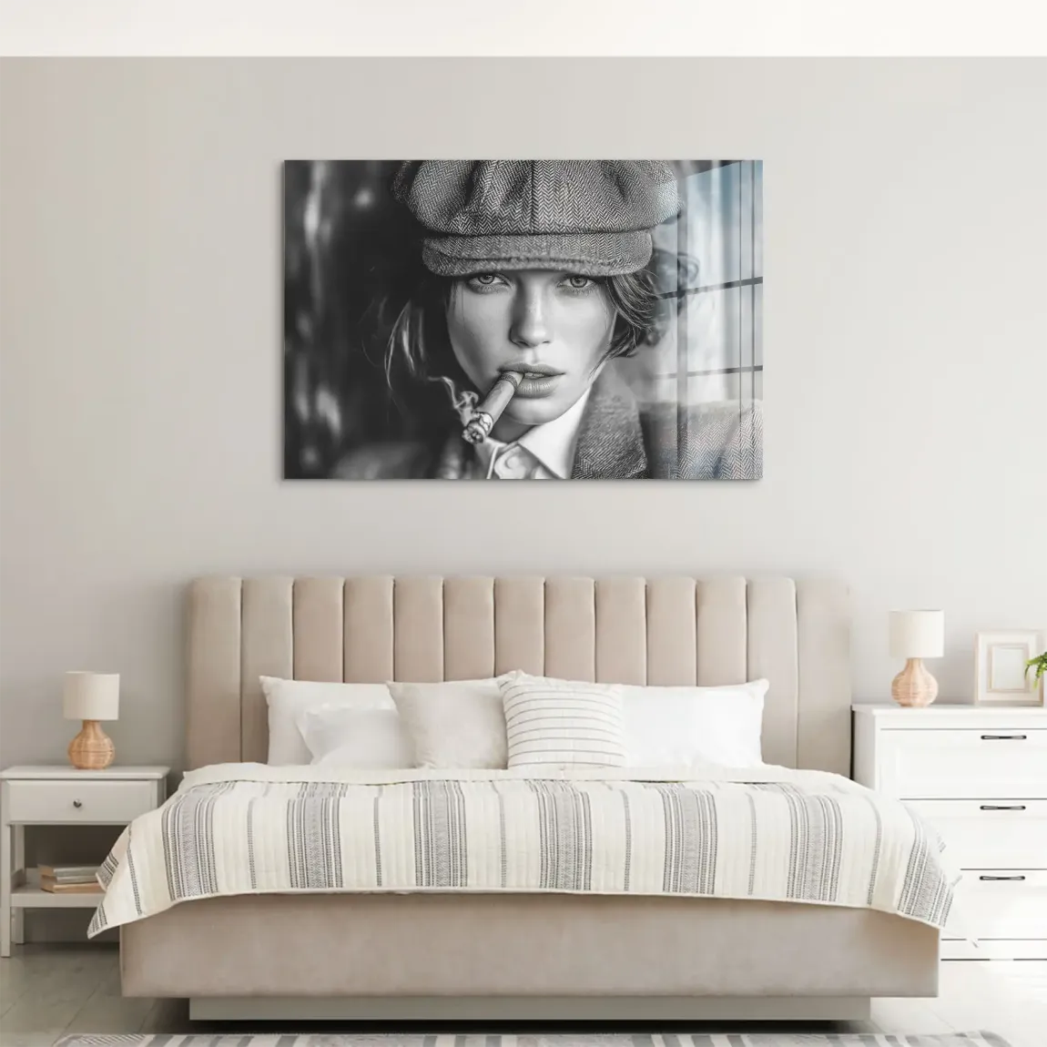 Rauchige Eleganz Acrylglas Bild