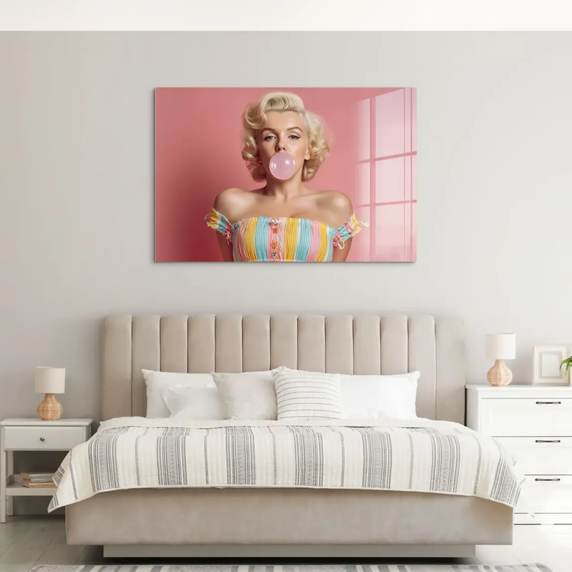 Marilyn Monroe Candy Pop Acrylglas Bild