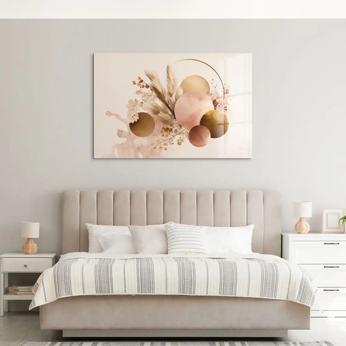 Golden Balance Acrylglas Bild