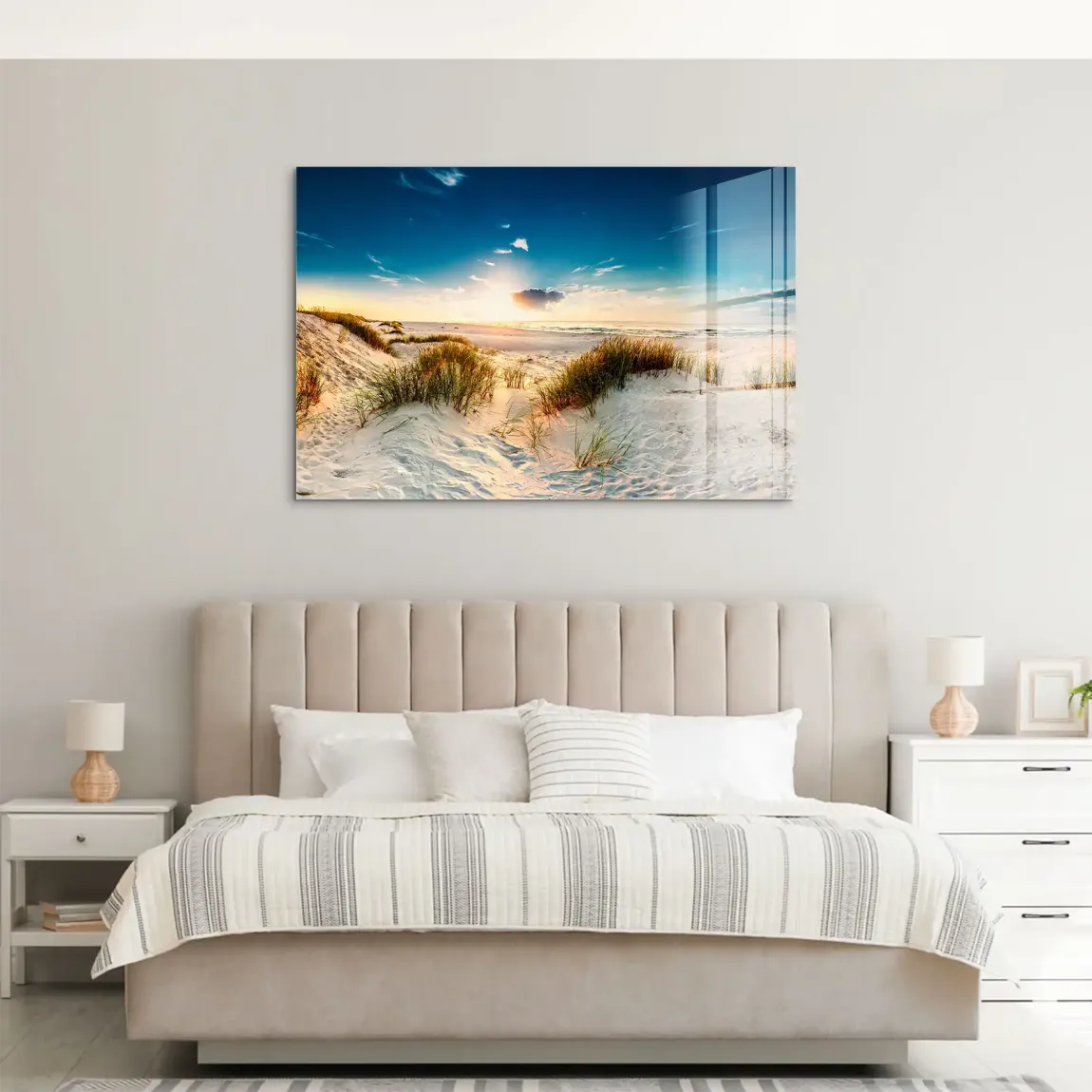 Sunset Dunes Acrylglas Bild