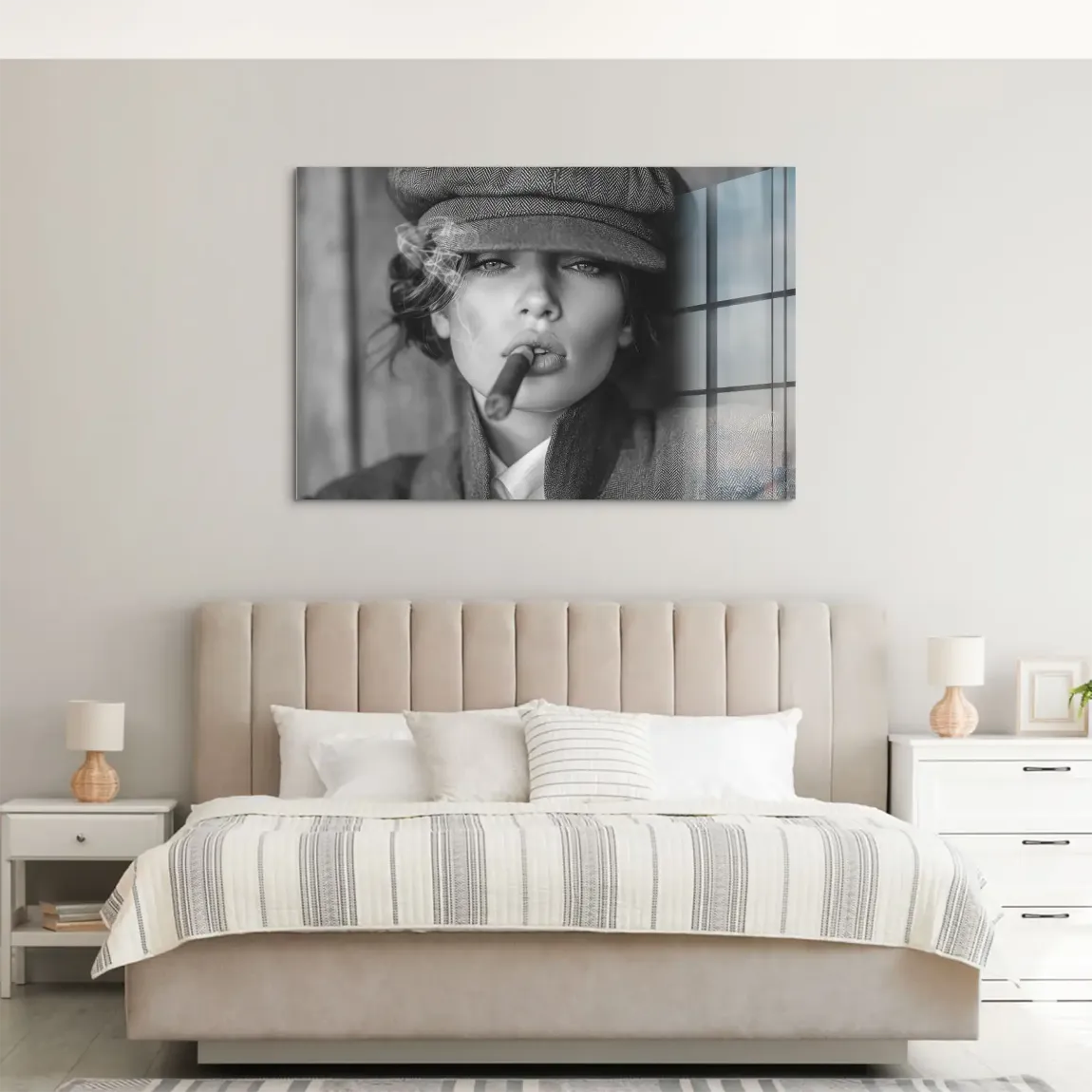 Femme Smoke Acrylglas Bild