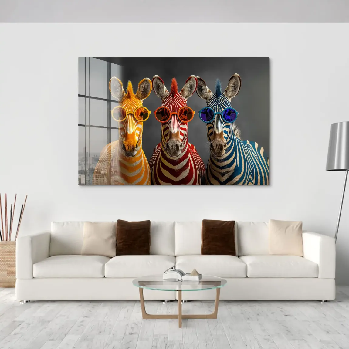 Zebra Safari Chic Acrylglas Bild