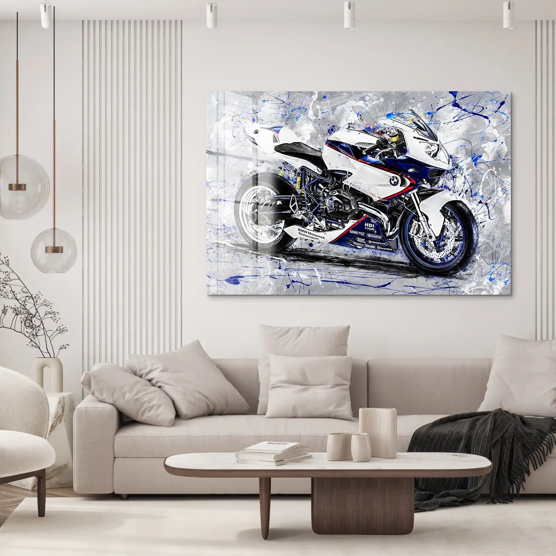 BMW HP2 Sport Abstrakt Acrylglas Bild INGALERIE