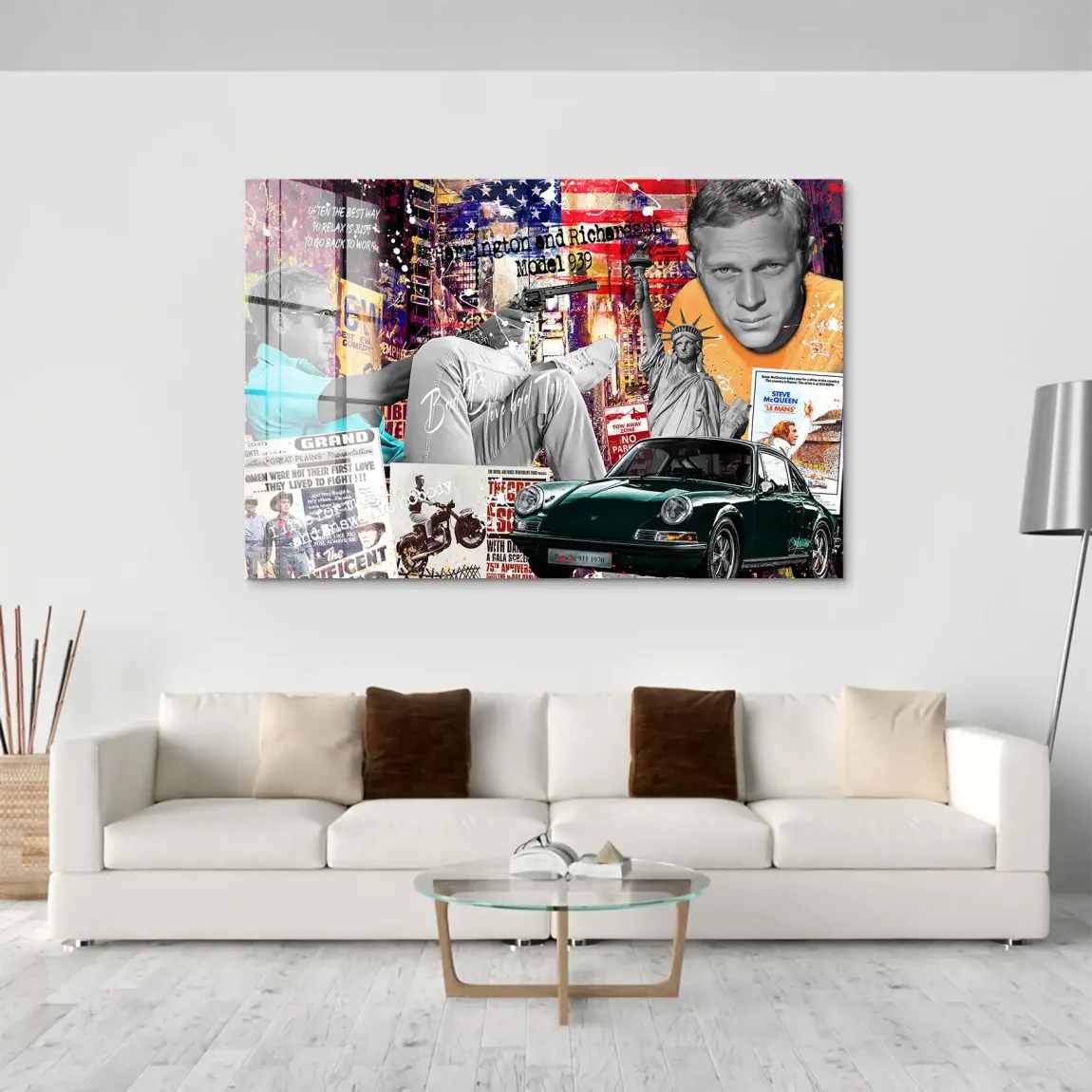 American Legend Steve McQueen Acrylglas Bild