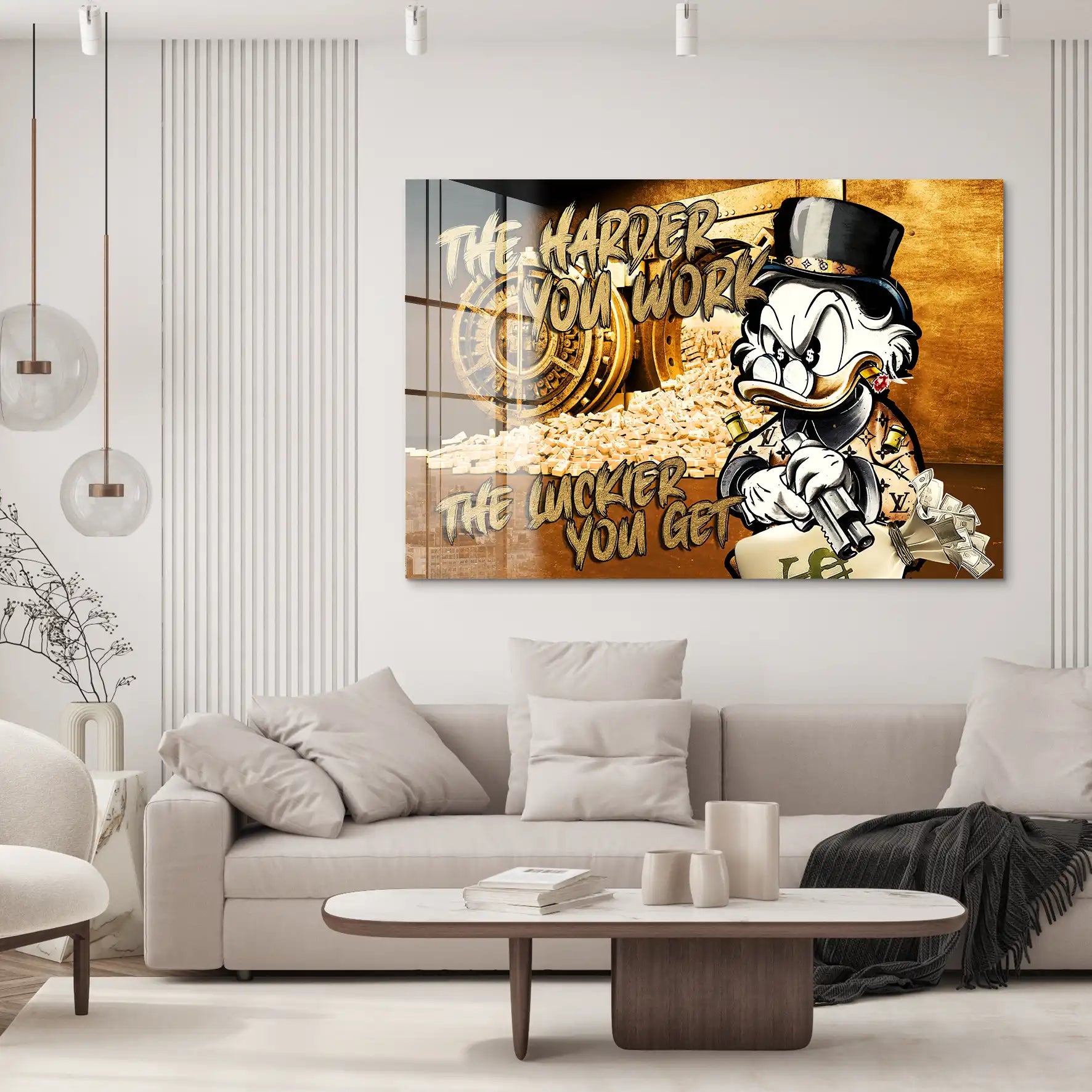 Dago Duck Tresor Acrylglas Bild INGALERIE