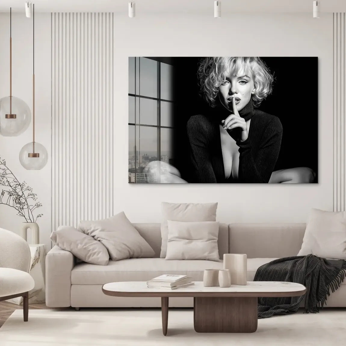 Marilyn Monroe Silent Acrylglas Bild INGALERIE