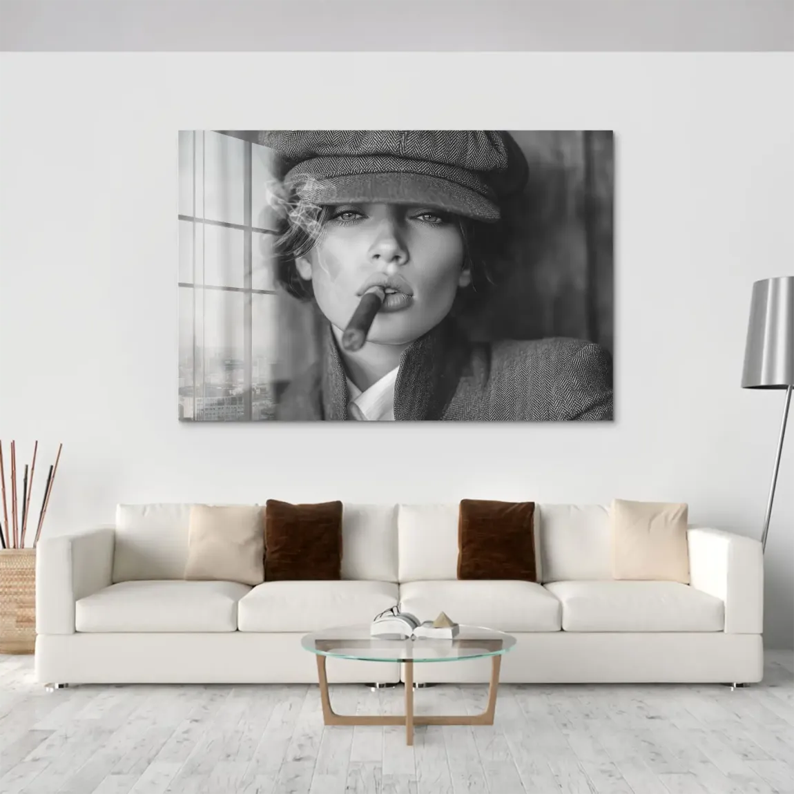 Femme Smoke Acrylglas Bild