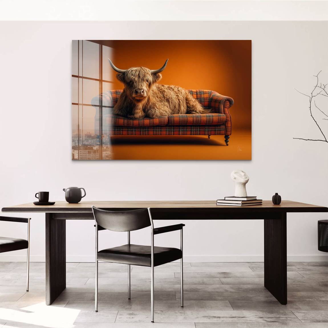 Highland Lounge Acrylglas Bild