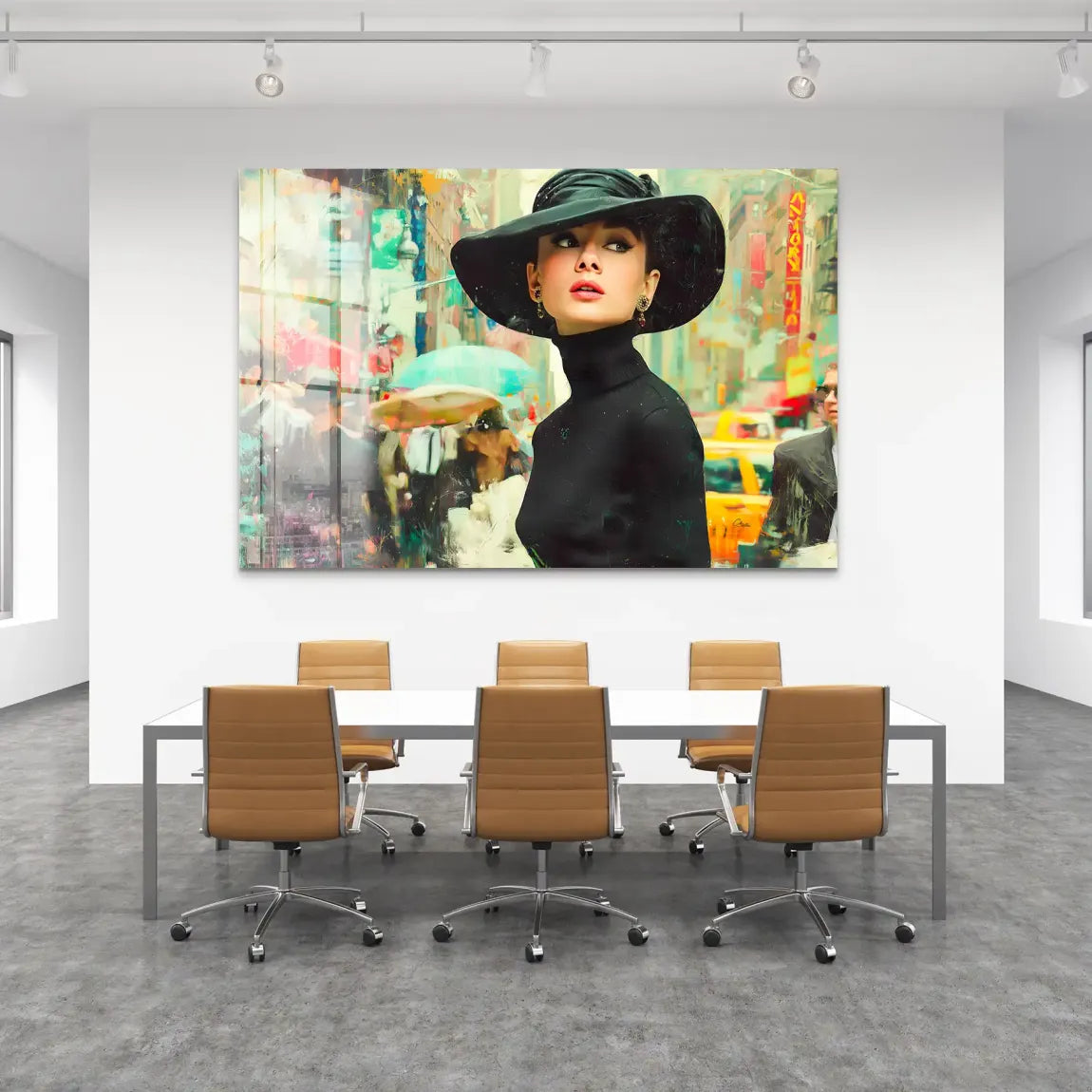 Audrey in New York Acrylglas Bild INGALERIE